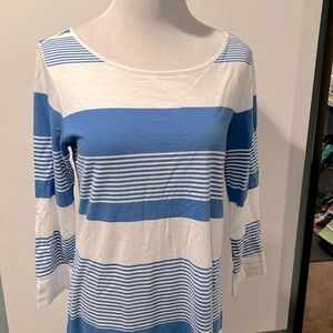 Lily Pulitzer striped long sleeve dress. 100% Pima cotton.